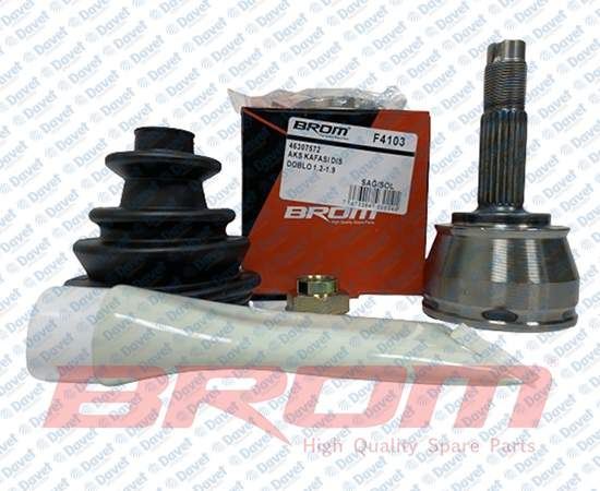 BROM F4103 Aks Kafasi Dis Doblo 1.2/1.4/1.6/1.9d 01-> Fi-820  Olcu :   22×22x 51×146.5(Ex-14498001)  ####